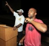 Antwaan Randle El and his brother Curtis place the players 