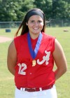 SBHPLAYEROFYEAR Andrean's pitcher, Nikki Steinbach, and Coach of the Year, Brooke Baker-Runyon