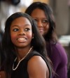 Gabby Dougas a hit with high schoolers at Gary event