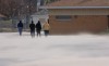 Officials brace for high wind, waves