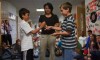 Aylesworth students test the luck of the throw  