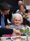 Mayor honors old, young