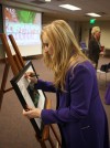 Library holds surprise gallery opening for Hammond artist