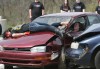 Mock crash; sobering message