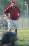 Hanover Central's head coach Larry McMillen