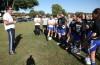 Highland's Gordon Walker and his soccer seniors
