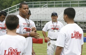 NFL star Thomas giving back to 'where it all started for him'