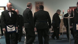Video - Installation of Officers at Masonic Lodge