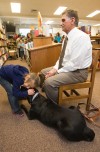 Steve Pangere talks to Central Elementary students