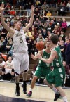 Chesterton Chris Palombizio loses control of the ball while Valparaiso's Tyler Doane, center and Justin Osburn are there to recover Friday.