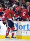 Hawks switch on power play, sweep Predators