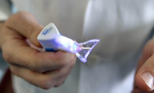 Foot doctors use tool to distract from shot pain