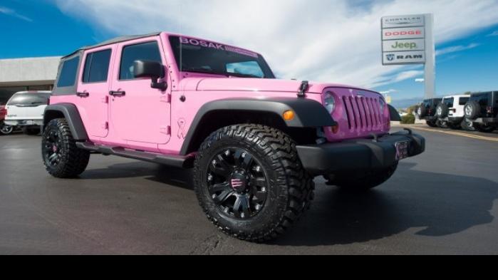 Pink Jeep Proceeds Benefit Cancer Society Northwest