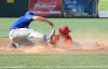 Hebron's Kyle Joyce slides