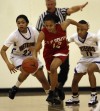 T.F. South's Megan Majors is chased