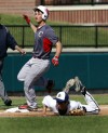 Bishop Noll's third baseman Matthew Sandoval