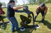 Valparaiso sculptures installed