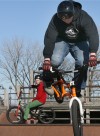 Cyclists show off moves at Crown Point Skate Park