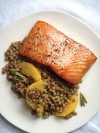 Seared salmon