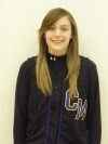 Crete-Monee softbal player Chelsea White.