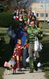 Halloween costumes on parade 