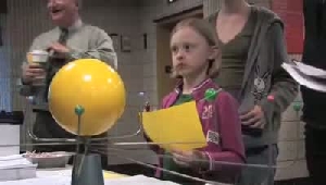 NASA astronaut talks to kids about science