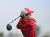 Portage's Nick Lewis tees off on No. 3 Friday at Forest Park during the Valparaiso Sectional.
