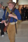 Honor Guard Members present period uniforms
