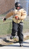 Burnham students parade for Halloween