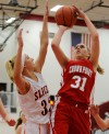 Crown Point's Kendall Brown, LaPorte's Taylor Thompson