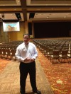 Four Winds General Manager Matt Harkness in the Stage Space of the New Silver Creek Event Center