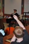 Crown Point WWII vet visits Oak Glen School