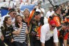 Jamie McMurray celebrates Brickyard 400 win