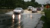 Hail, lightning accompany powerful storms