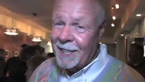 John Evans celebrates win