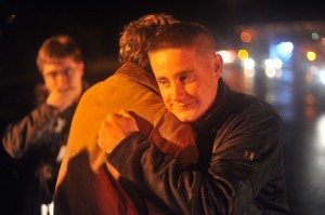 Marine welcomed home to Kouts after being shot by Taliban