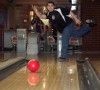 0330BOWLFEATURE,  Cal College bowlers Alice Veenstra and Josh Toth 