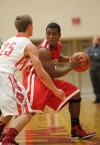 Morton's Eleazar Henderson drives the lane