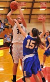 Lowell's Mackenzie Kreutz, Highland's Michelle Geissler