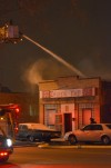 East Chicago bar goes up in flames
