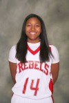 T.F. South girls basketball player Ninah Bertrand