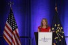 State's first lady doesn't dish about Gov. Daniels' possible run for White House during GOP dinner