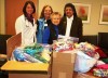 Women make and donate hats, mittens, scarves and pillows to clinic