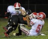 Robert Sterling comes up with another tackle