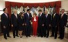 Rick Santorum, Newt Gingrich, Michele Bachmann,  Mitt Romney, Rick Perry, Ron Paul, Herman Cain, Jon Huntsman