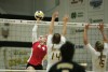 Munster's Shannon Farrell,  Marian Catholic's Kendyl Todd and Jessica Brzozowski Fryzel