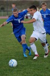 Lake Central's Ethan Donovan and Munster's Eric Frasco