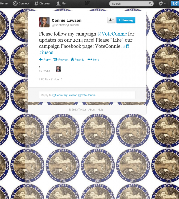Connie Lawson campaign tweet (copy)