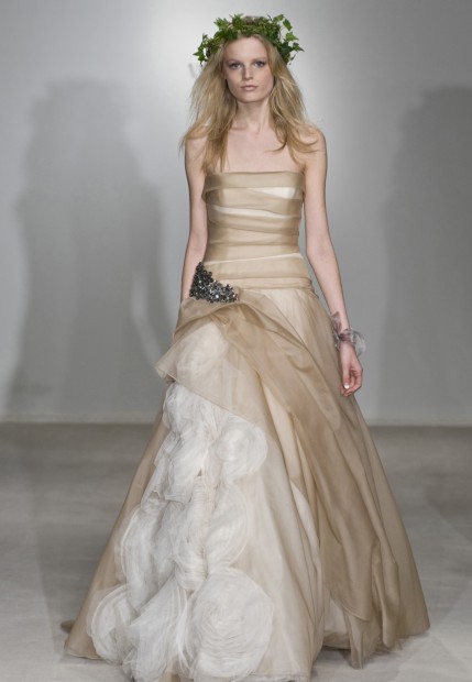 This season blushing brides gravitate to another shade of pale 