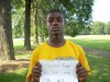 St. Francis deSales football player Dorian Temple